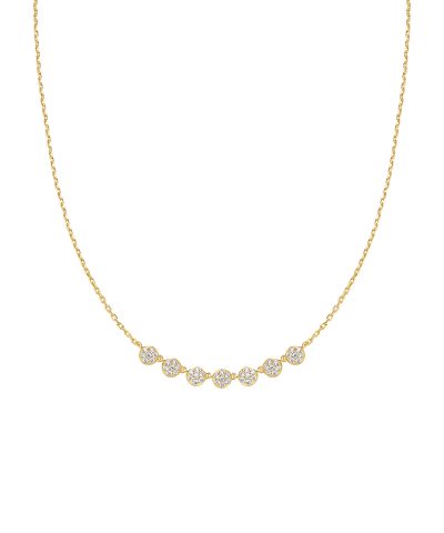 Ania Haie Gold Pave Multi Beaded Chain Necklace