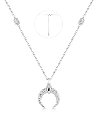 Ania Haie Silver Reversible Horn Necklace