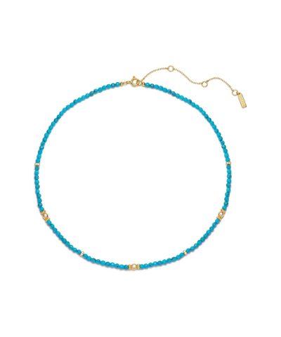 Ania Haie Lab-created Turquoise Beaded Necklace