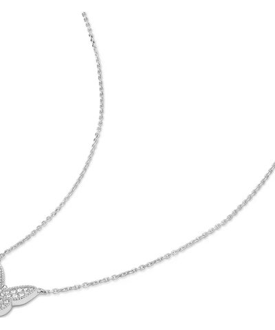 Alternative view of Ania Haie Silver Butterfly Pave Necklace