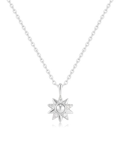 Ania Haie Silver Sunburst Necklace