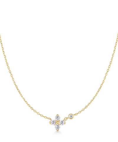 Ania Haie Gold Sparkling Lucky Clover Necklace