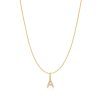 Ania Haie Gold Letter A Initial Necklace