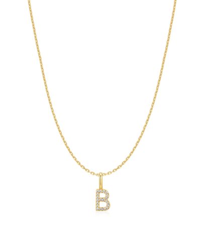 Ania Haie Gold Letter B Initial Necklace