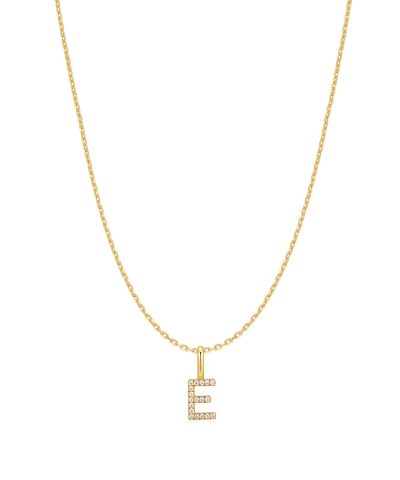 Ania Haie Gold Letter E Initial Necklace