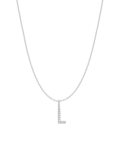 Ania Haie Silver Letter L Initial Necklace