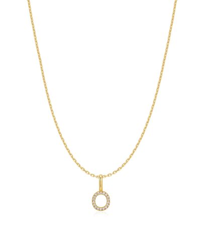 Ania Haie Gold Letter O Initial Necklace