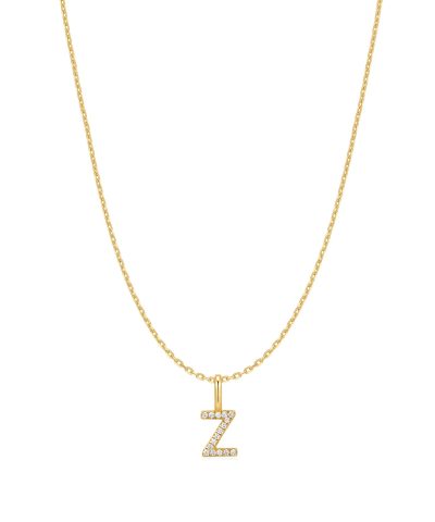 Ania Haie Gold Letter Z Initial Necklace