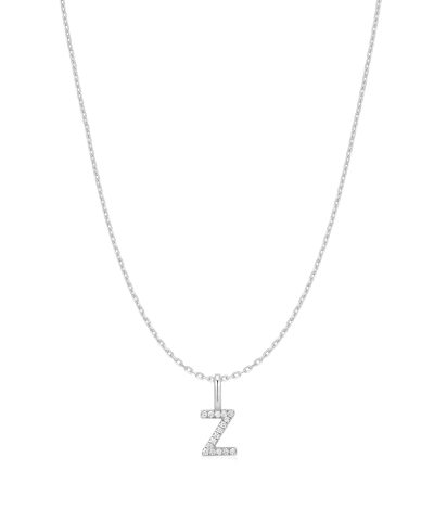 Ania Haie Silver Letter Z Initial Necklace