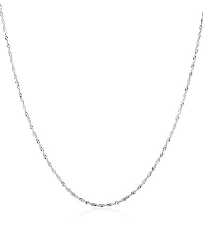 Ania Haie Silver Twisted Chain Necklace
