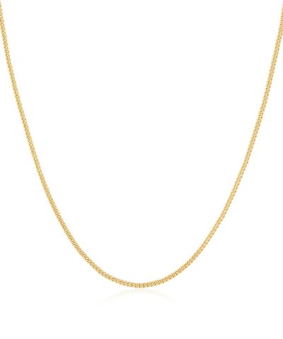 Ania Haie Gold Slim Curb Link Chain Necklace