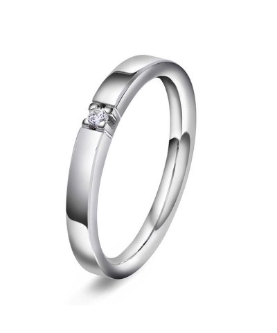 Ring i gull med diamanter 0,03 TWVS