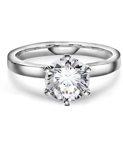 Alternative view of Contessa ring i gull LAB diamant 2 ct.