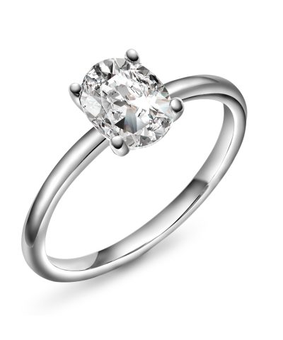 Empress ring i gull LAB diamant 1,25 ct.