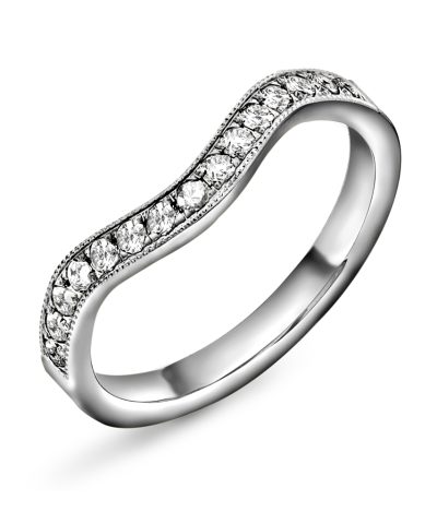 Fairytale ring gull LAB diamanter 0,30 ct.