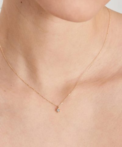 Alternative view of Ania Haie 14kt Gold White Sapphire Pendant Necklace