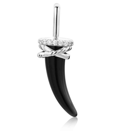 Ania Haie Silver Agate Horn Charm