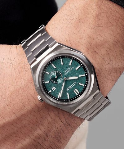 Alternative view of Citizen Male Super Titanium ™ green ø 40.5mm - NJ0180-80X
