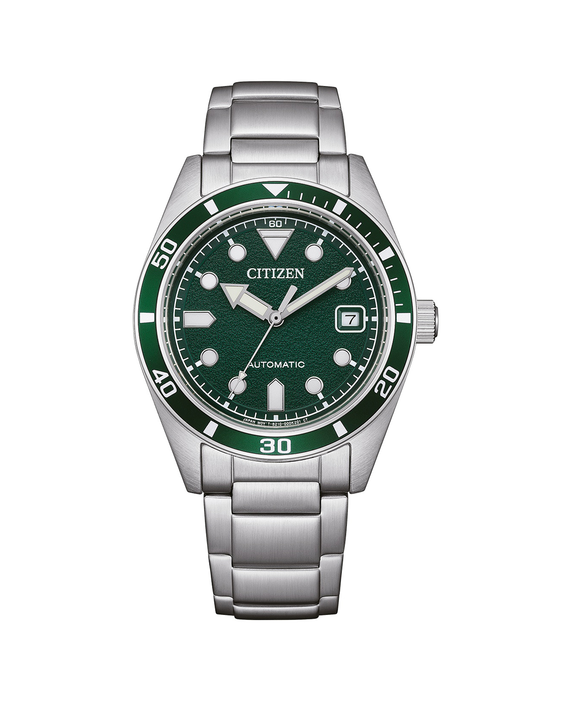 Citizen Male Stainless Steel green ø 38.5mm - NJ0220-52X - Presis