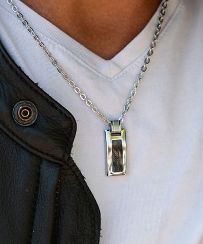 Alternative view of Pendant MERCURY Steel/Carbon Black