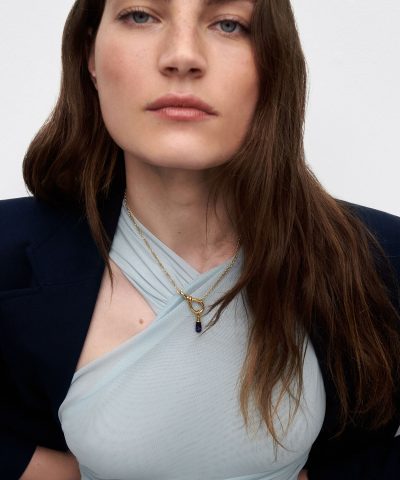 Alternative view of PDPaola Sodalite Drop Pendant