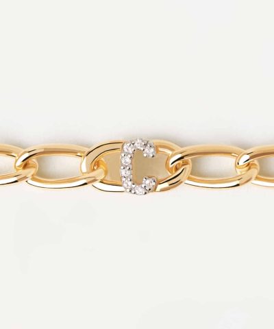 Alternative view of PDPaola Letter C Bracelet