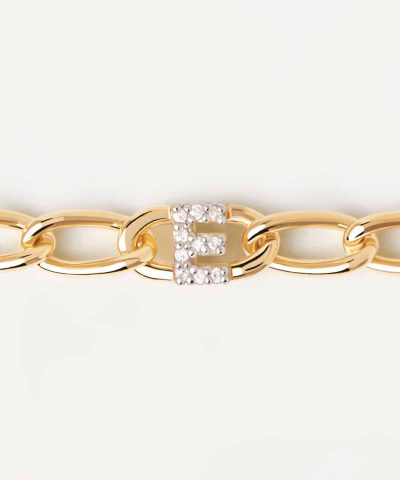 Alternative view of PDPaola Letter E Bracelet