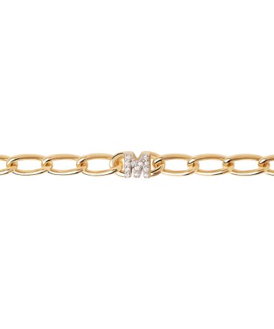 PDPaola Letter M Bracelet