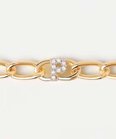 Alternative view of PDPaola Letter P Bracelet