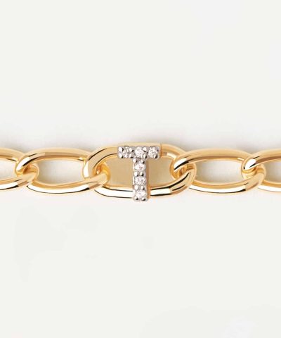 Alternative view of PDPaola Letter T Bracelet