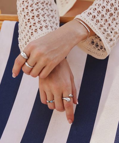 Alternative view of Ania Haie Silver Bold Dome Ring