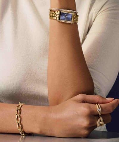 Alternative view of Sif Jakobs Bangle Ellisse - With White Zirconia