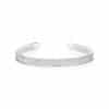 Sif Jakobs Bangle Feline Concavo - With White Zirconia
