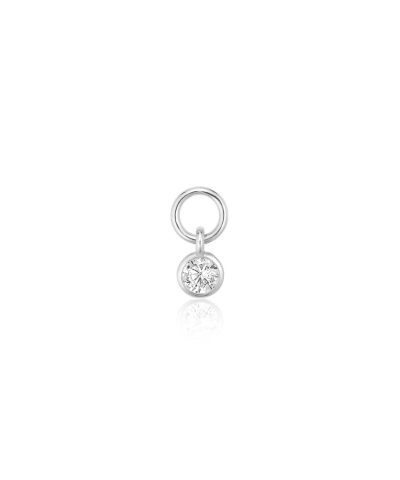 Sif Jakobs Hoop Charm Ghiera Uno - With White Zirconia