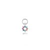 Sif Jakobs Hoop Charm Sole - With Multicoloured Zirconia
