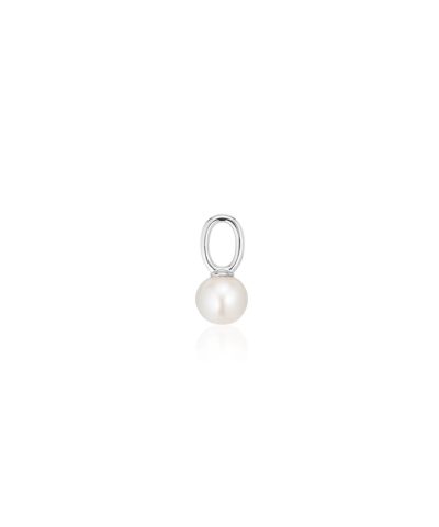 Sif Jakobs Hoop Charm Perla Uno - With Freshwater Pearl