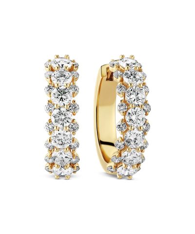 Sif Jakobs Earrings Fior Medio - with lab-grown diamonds