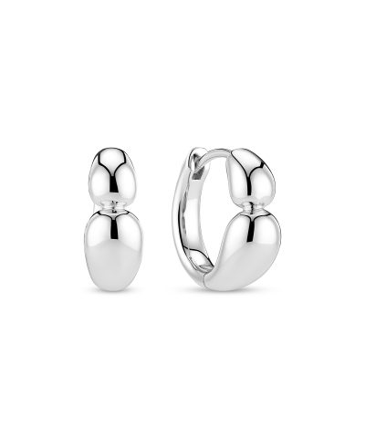 Sif Jakobs Earrings Goccia Creolo Piccolo Pianura