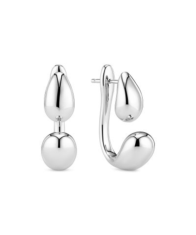 Sif Jakobs Earrings Goccia Due Pianura Grande