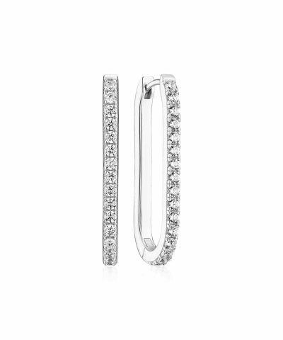 Alternative view of Sif Jakobs Earrings Capizzi with white zirconia