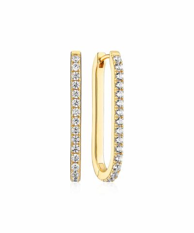 Alternative view of Sif Jakobs Earrings Capizzi with white zirconia