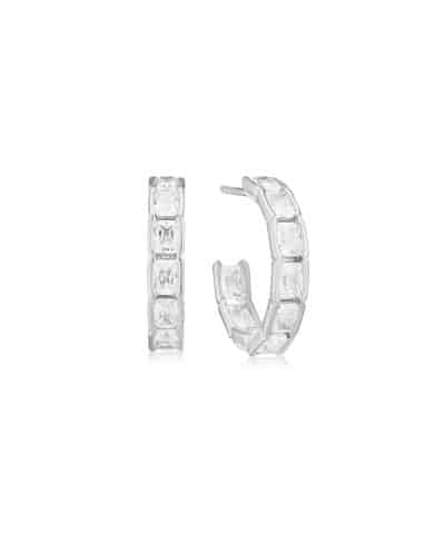 Sif Jakobs Earrings Roccanova Circolo - With White Zirconia