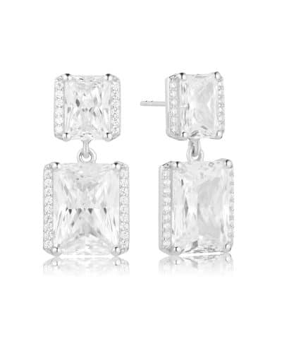 Sif Jakobs Earrings Roccanova Grande - With White Zirconia