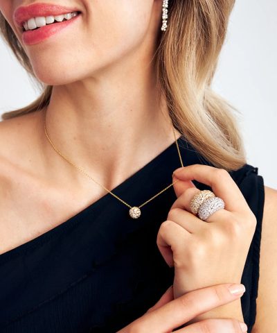 Alternative view of Sif Jakobs Necklace Cristallo