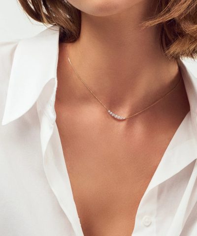 Alternative view of Sif Jakobs Necklace Tiara - with lab-grown diamonds