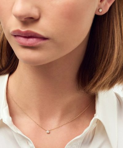 Alternative view of Sif Jakobs Necklace Rome - with lab-grown diamonds