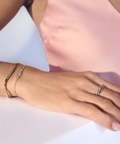 Alternative view of Sif Jakobs Ring Ellera Waves Pianura