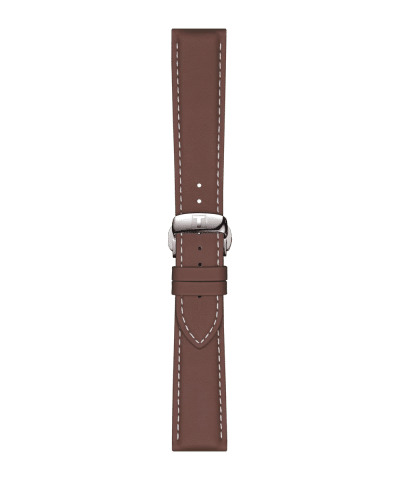 Alternative view of Tissot Official Brown Leather Strap 21MM