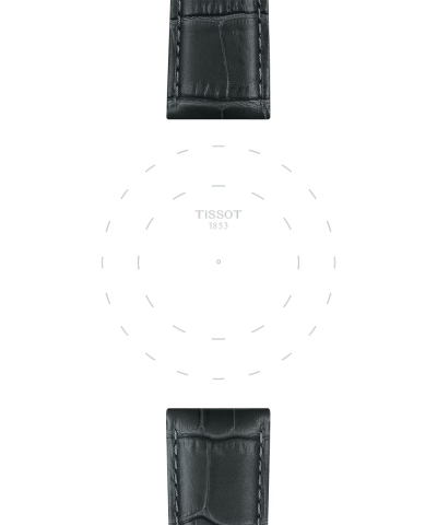 Tissot Official Grey Leather Strap 21MM - Bilde 3
