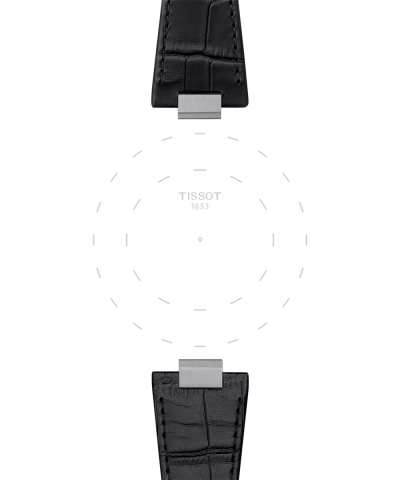 Tissot Official Black PRX Leather Strap - Bilde 3